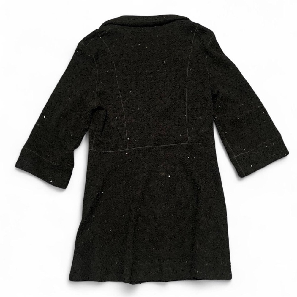 eva varro Black Single-Button Embellished Blazer - Picture 2 of 4